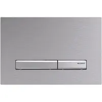 Geberit Sigma50 bedieningsplaat - 2-toets spoeling - vierkant - dualflush - chroom geborsteld
