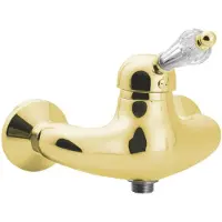 Sapho Opbouw Douchekraan Kirké Mengkraan Retro Kristal 1-hendel Goud