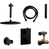 Wiesbaden one-pack inbouwthermostaatset rond type 301 MZ (20cm)