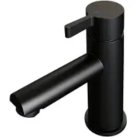 Brauer Black Edition ColdStart wastafelkraan energy-saving model E zwart mat