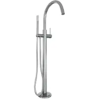 Brauer Chrome Edition vrijstaande badmengkraan met staafhanddouche chroom