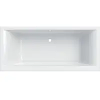 Geberit Ligbad renova plan duobad acryl 180x80 cm zonder poten wit glanzend