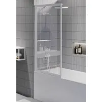 Riho Badwand Lucid GD501 Omkeerbaar Verstelbaar Aluminium 150x80 cm Mat Zwart