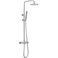 Xellanz Twenty eco thermostatische regendoucheset opbouw rond chroom