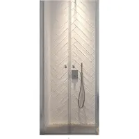 Sealskin Pendeldeur Hooked Omkeerbaar Ruime Verstelbaarheid 90x200 cm Zilver
