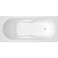Riho Ligbad Lazy 180x80 cm Bedieningsknop Midden Wit Glanzend