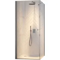 Sealskin Douchecabine Hooked Omkeerbaar 100x100 cm Zilver
