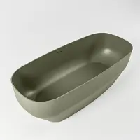 Mondiaz Vrijstaand bad stone 170x75 cm kleur army /army