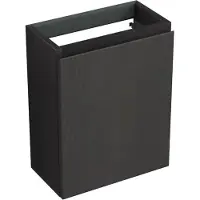 Forzalaqua Fonteinkast siena 39.5x21.5x50 cm 1 deur rechts eiken black oiled