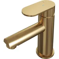 Brauer Gold Edition ColdStart wastafelkraan energy-saving model C messing geborsteld PVD