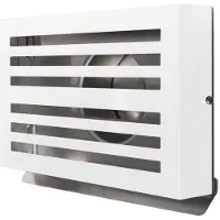 Weckx Overdruk Ventilatierooster Beta 12.5 cm Mat Wit