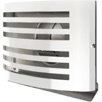 Weckx Overdruk ventilatierooster alfa 15 cm mat wit