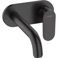 Hansgrohe Vernis Blend inbouw wastafelkraan met 21cm uitloop zwart mat