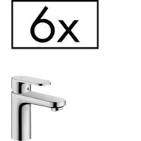 Hansgrohe Wastafelmengkraan vernis blend 70 eengreeps met trekwaste chroom