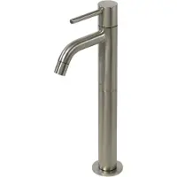 Plieger Fonteinkraan napoli hoog 28.4 cm geborsteld chroom
