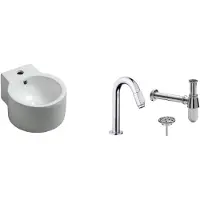 Wiesbaden Fonteinpack kronos keramiek 35x28 cm rvs