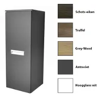 Sanicare Kolomkast q2/q3/q8 soft-close deur 90x33,5x32 cm hoogglans wit