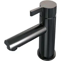 Brauer Wastafelmengkraan gunmetal edition coldstart opbouw laag halfronde hendel geborsteld gunmetal pvd