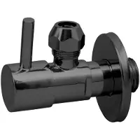 Best design Hoekstopkraan solara met rozet 3/8x10 mm gunmetal