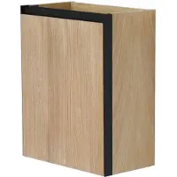 Wiesbaden Lotus fonteinkast 40x21,8 cm naturel eik/mat zwart