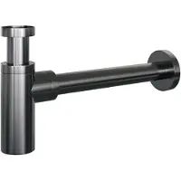 Brauer Design sifon gunmetal geborsteld PVD
