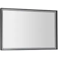 Sapho Sort Spiegel met LED-Beleuchtung 100x70cm, zwart mat