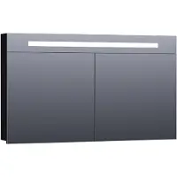 Sanitop Spiegelkast 2.0 Exclusive Line 120cm Mat Zwart