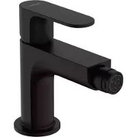 Hansgrohe Bidetmengkraan rebris s eengreeps met trekwaste mat zwart