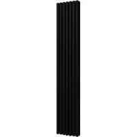 Boss & Wessing Handdoekradiator BWS Siela Dubbel 180 x 31,8 cm Mat Zwart