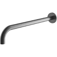 Hotbath Archie wandarm 40cm gunmetal geborsteld PVD