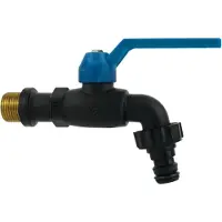 Boss & Wessing Buitenkraan BWS Zuko Vorstbestendig 1/2" Zwart