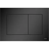 Tece TeceNow bedieningsplaat kunststof duospoeltechniek bediening voor of bovenzijde 220x150x5 mm kleur zwart mat