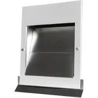 Weckx Overdruk ventilatierooster sigma 15 cm mat wit