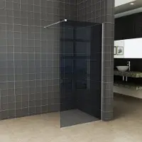 Boss & Wessing Bws inloopdouche pro line rookglas chroom profiel en stang