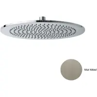 Sanimex Hoofddouche Giulini Rond Ø 25 cm Mat Nikkel