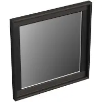 Forzalaqua Spiegel reno vierkant 40x2x40 cm eiken black oiled