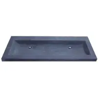 Sanilux Wasblad trend stone 120x47x5 cm natuursteen