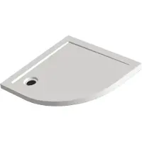 Sanilux Douchebak inbouw wit kwartrond composiet 90x90x4 cm