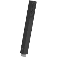 Tres Handdouche antikalk 2.2x2.2x22.3 cm vierkant mat zwart