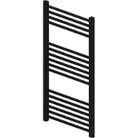 Boss & Wessing Radiator bws wingrave 100x50 cm mat zwart zij-onderaansluiting
