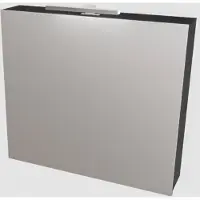 Boss & Wessing Spiegelkast BWS Cube 80x70x16 cm Mat Zwart Urban