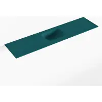 Mondiaz lex smag solid surface inleg wastafel voor toiletmeubel 120 cm. Positie wasbak midden