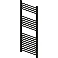 Boss & Wessing Radiator bws wingrave 120x50 cm mat zwart zij-onderaansluiting