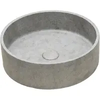 Ideavit Waskom idea.ora 39x39x12 cm rond beton licht grijs