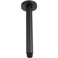 Sanilux Plafondstang regendouche uitloop rond 20 cm mat zwart