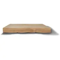 Gliss Design Wastafelblad Massief Hout Zonder Boomschors 100 cm Natuurlijke Olie