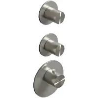 Hotbath archie inbouw thermostaat high flow met 2 stopkranen rvs 316 arhr2