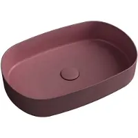 Sapho Wastafel infinity 55x36 cm mat maroon
