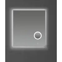 Sanilux Badkamerspiegel met dimbare led-verlichting en make-up spiegel 120x70x2,5 cm