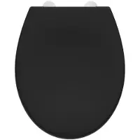 Schutte Toiletbril lupos softclose en quick-release mat zwart